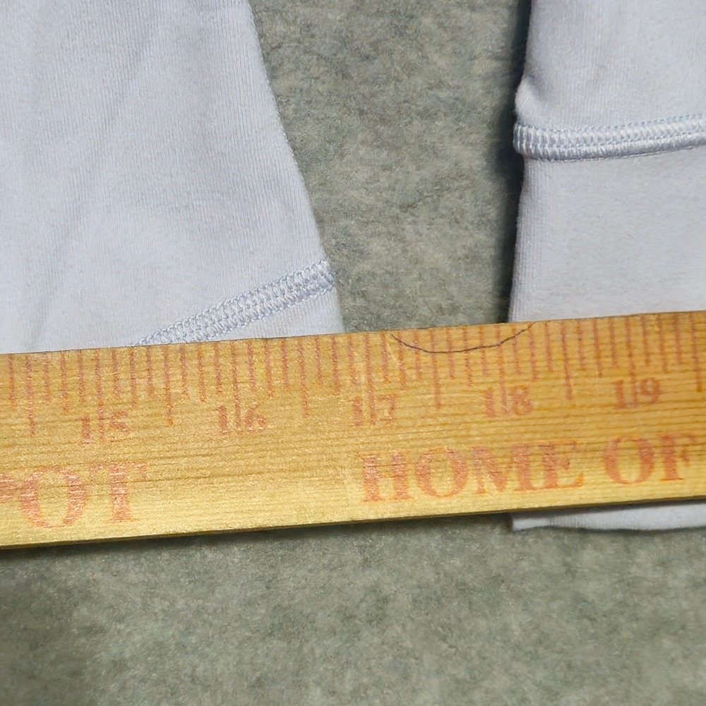 Lululemon Define Jacket Women 6 Pastel Blue Full Zip Luon Thumbholes LW4AAWK - Picture 7 of 7